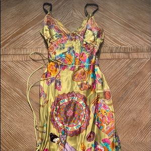 Eyelash! Asian handkerchief  dress.